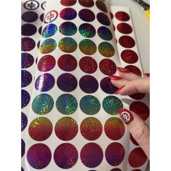 Holographic Face Stickers (4 pack)