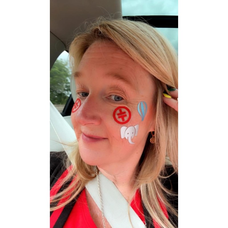 copy of Glitter Face Stickers (4 pack)