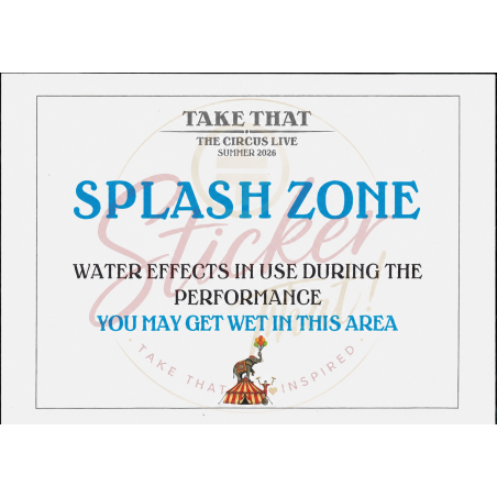 Take That Splash Zone poster