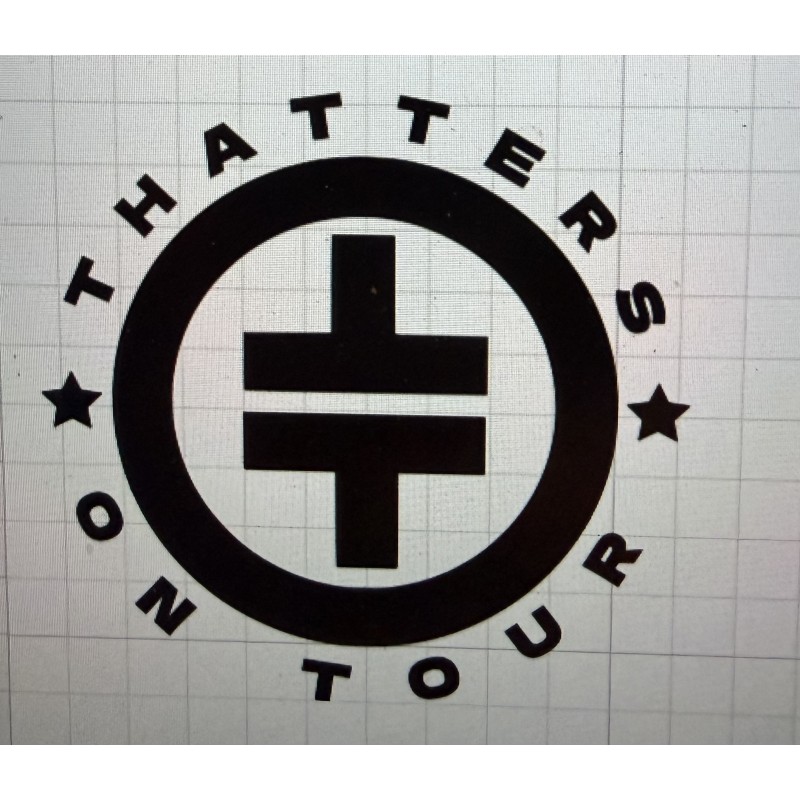 Thatters on Tour Sticker - Glitter