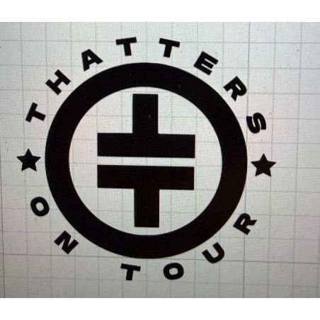 Thatters on Tour Sticker - Glitter