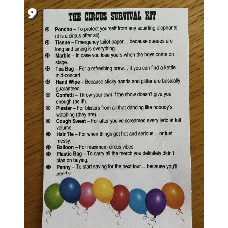 Circus Survival Kit